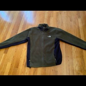 North face fleece jacket large men